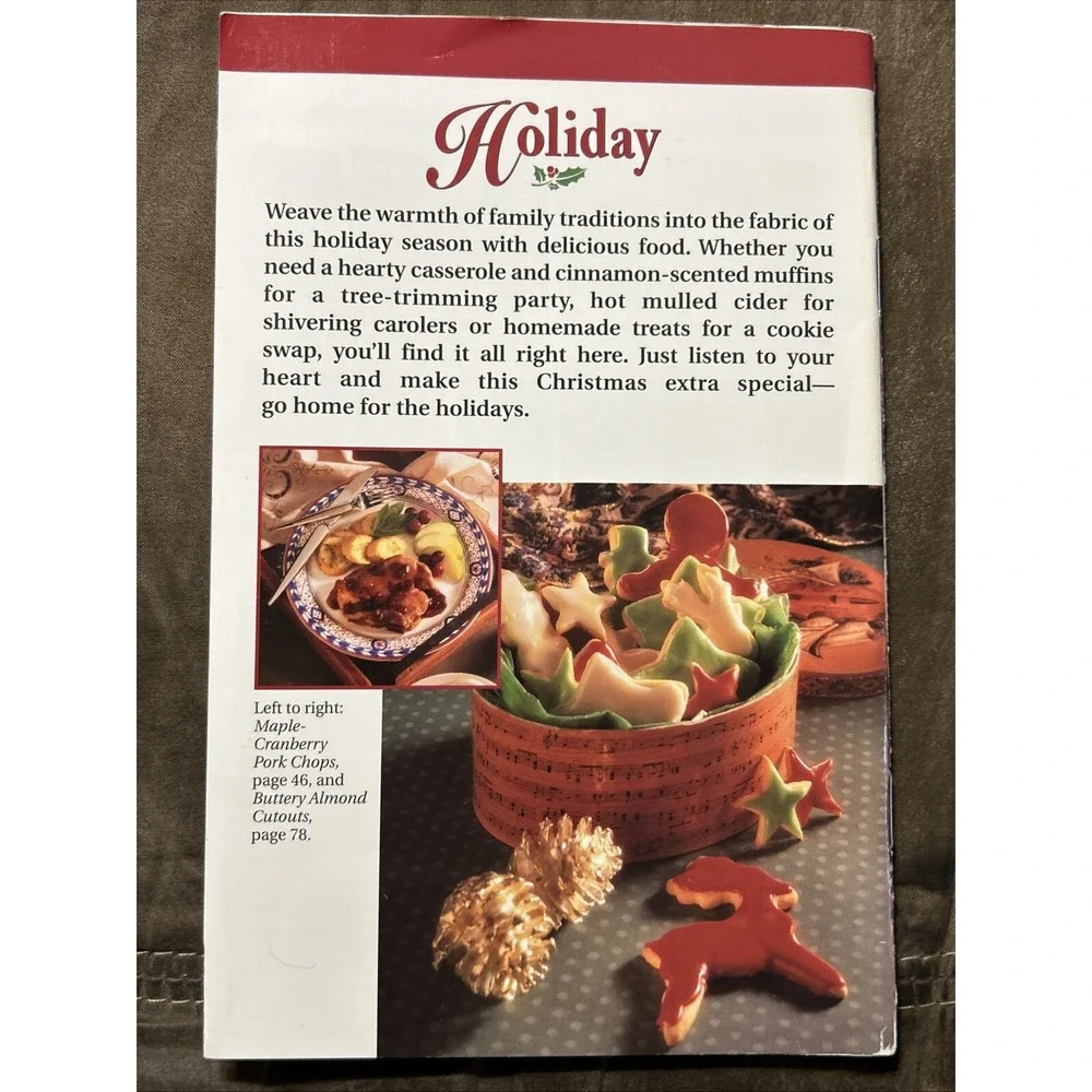 Set Of‎ 2 Holiday Cookbooks 1984,1998